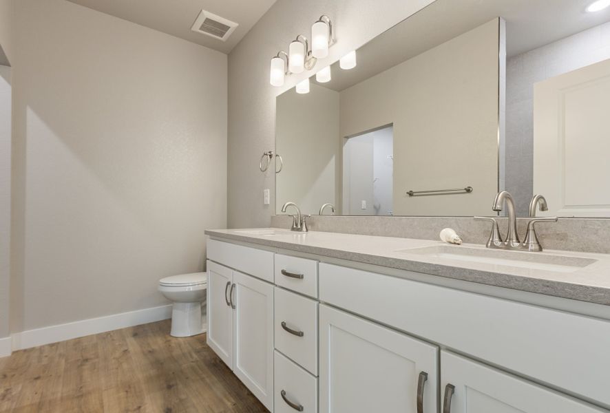 Representative furnished interior of a home built from the The Bierstadt by Landmark Homes in Northfield at Old Town, Fort Collins (Image 8).