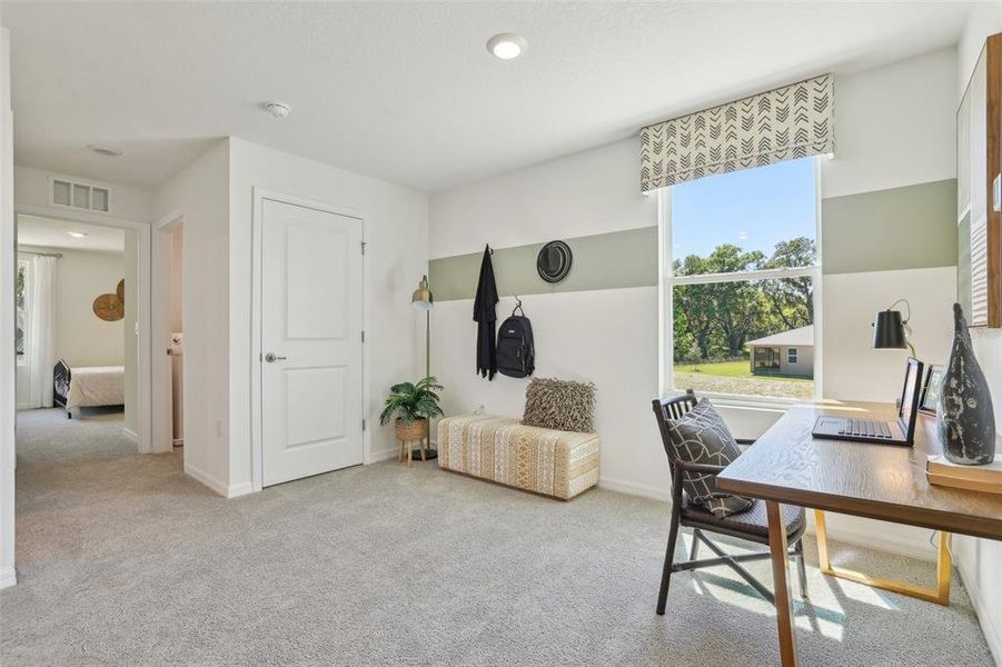 Furnished interior view inside a new home in Sherman Oaks, Brooksville (Image 14). Furnished interior view inside a new home in Sherman Oaks, Brooksville (Image 14).