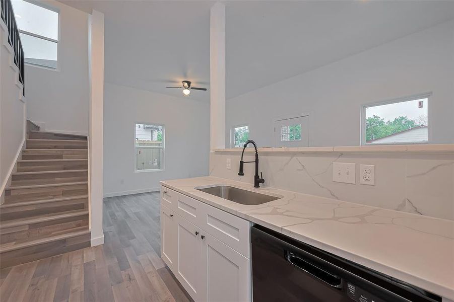 Furnished interior view inside a new home in , Houston (Image 9).