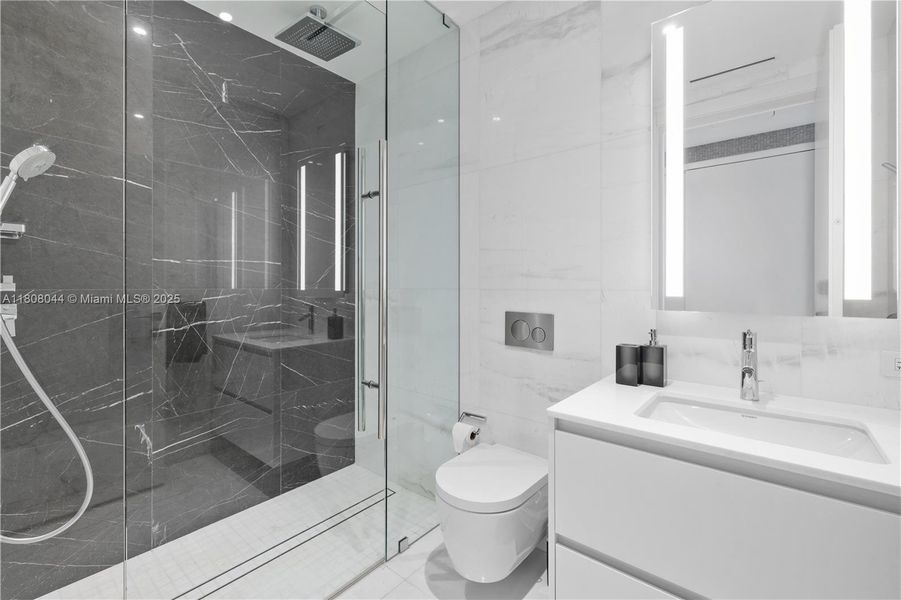 Furnished interior view inside a new home in Aston Martin Residences, Miami (Image 10).