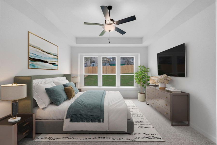 Primary Bedroom - Virtually Staged