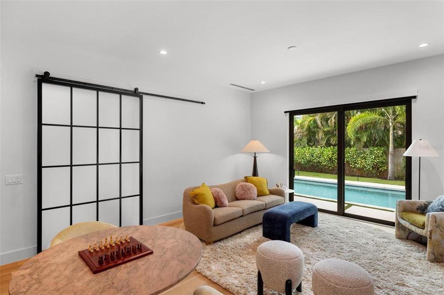 Furnished interior view inside a new home in , Sarasota (Image 15).