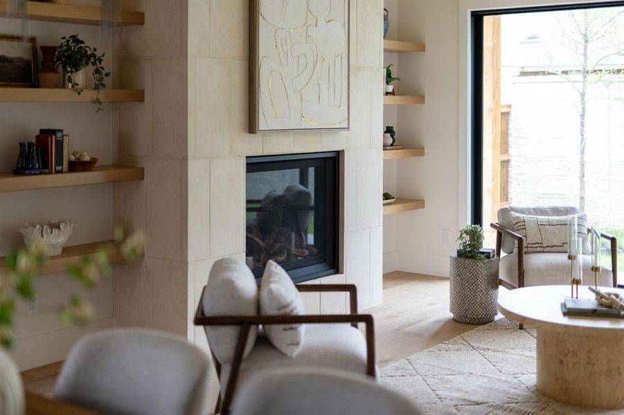 Furnished interior view inside a new home in Dove Station, Grapevine (Image 30).