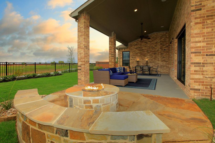 The Brynlee II Outdoor Living Area