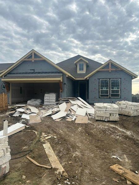 In-progress construction of a new home in Liberty Pointe, Gainesville, TX (Image 4).