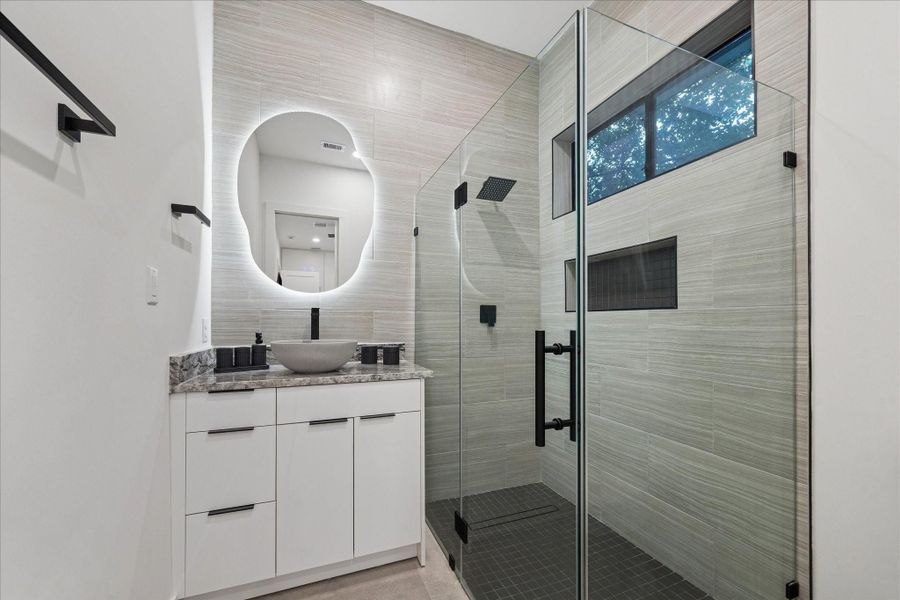 Furnished interior view inside a new home in , Houston (Image 8).