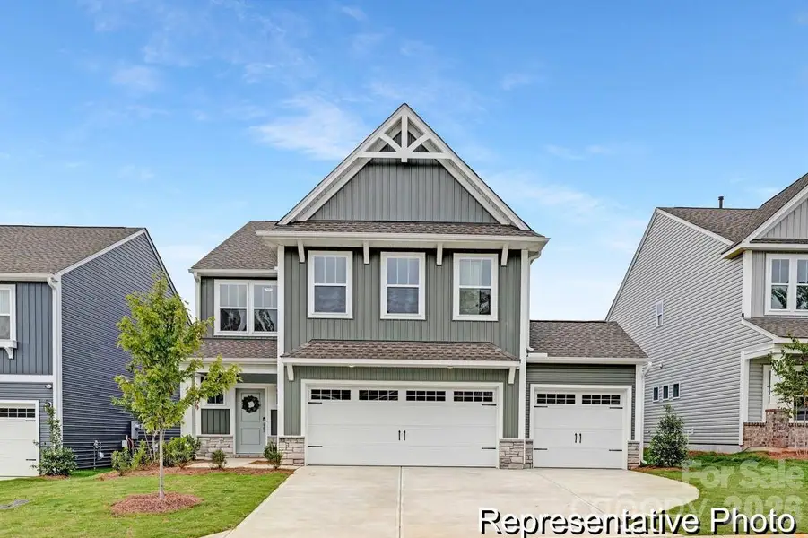 Front exterior of a new home in , Red Cross, NC, highlighting curb appeal (Image 1). Front exterior of a new home in , Red Cross, NC, highlighting curb appeal (Image 1).