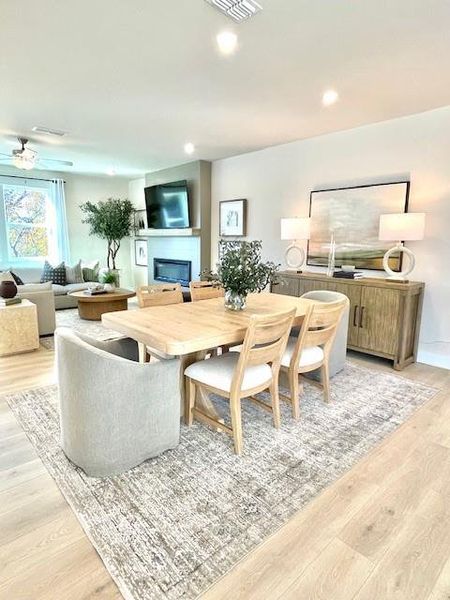 Furnished interior view inside a new home in Towne Village at Suwanee Dam, Sugar Hill (Image 25).