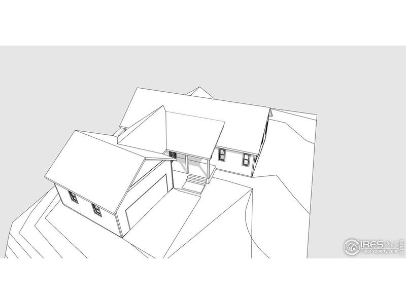 Exterior rendering of this home design in , Estes Park, CO (Image 8).
