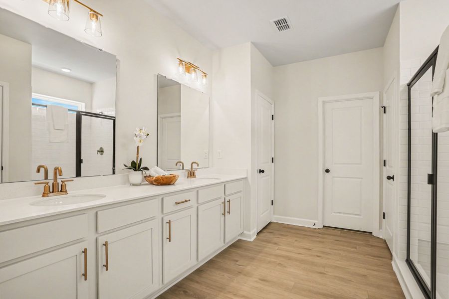 Representative furnished interior of a home built from the Sedona - Waterway by Ashton Woods in Blue Heron Retreat, Little River (Image 16).