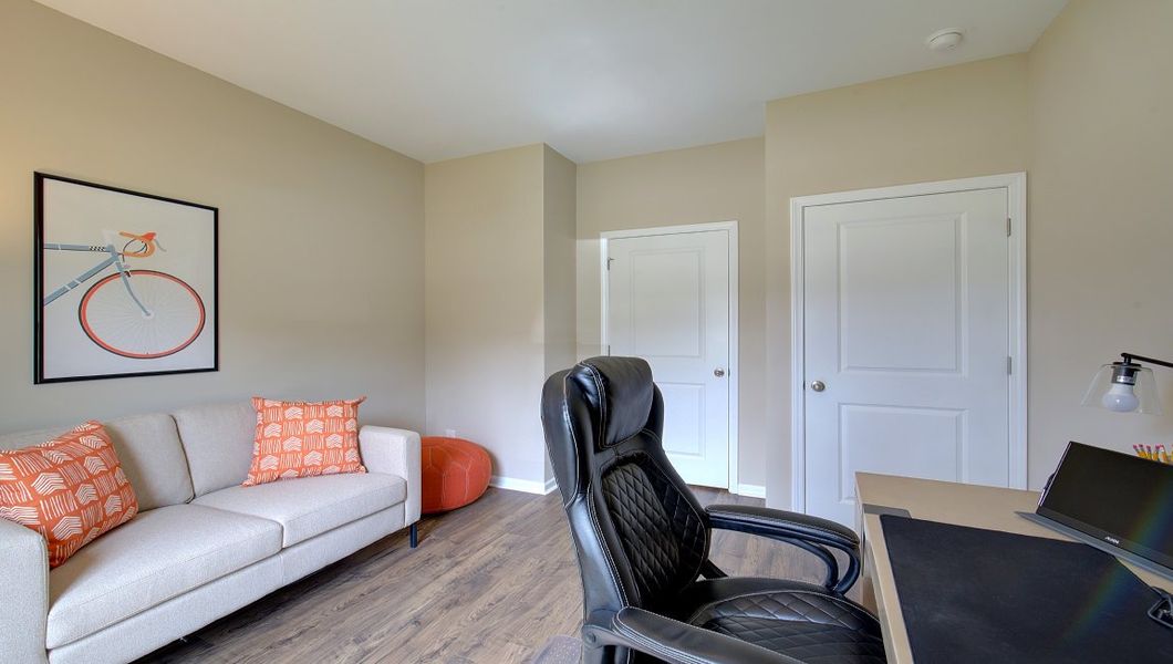 Furnished interior view inside a new home in Tap Root Farms, Fletcher (Image 34). Furnished interior view inside a new home in Tap Root Farms, Fletcher (Image 34).