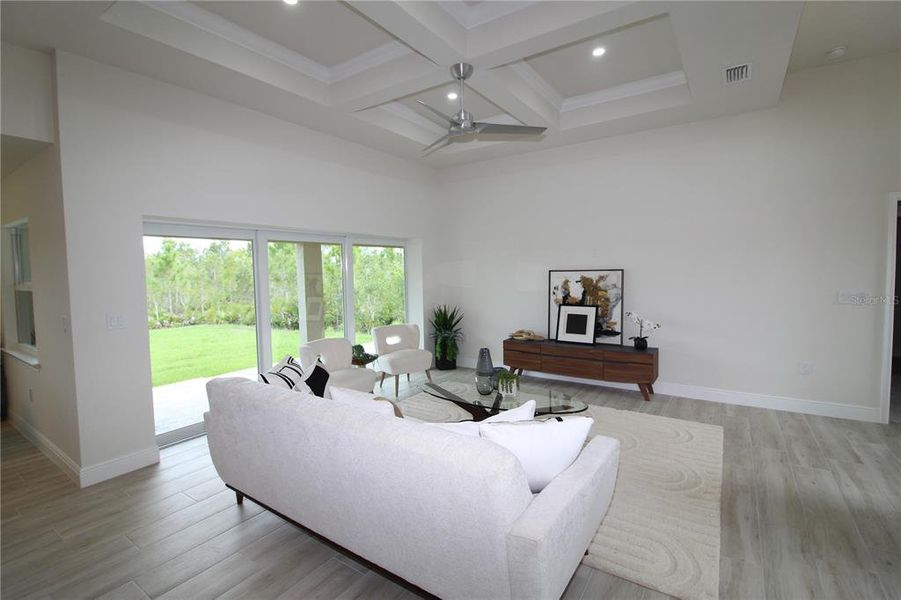 Furnished interior view inside a new home in , Port Charlotte (Image 36).