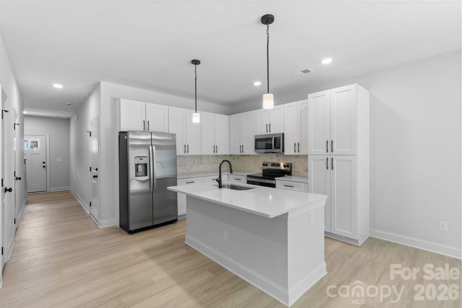 Furnished interior view inside a new home in , Charlotte (Image 10).