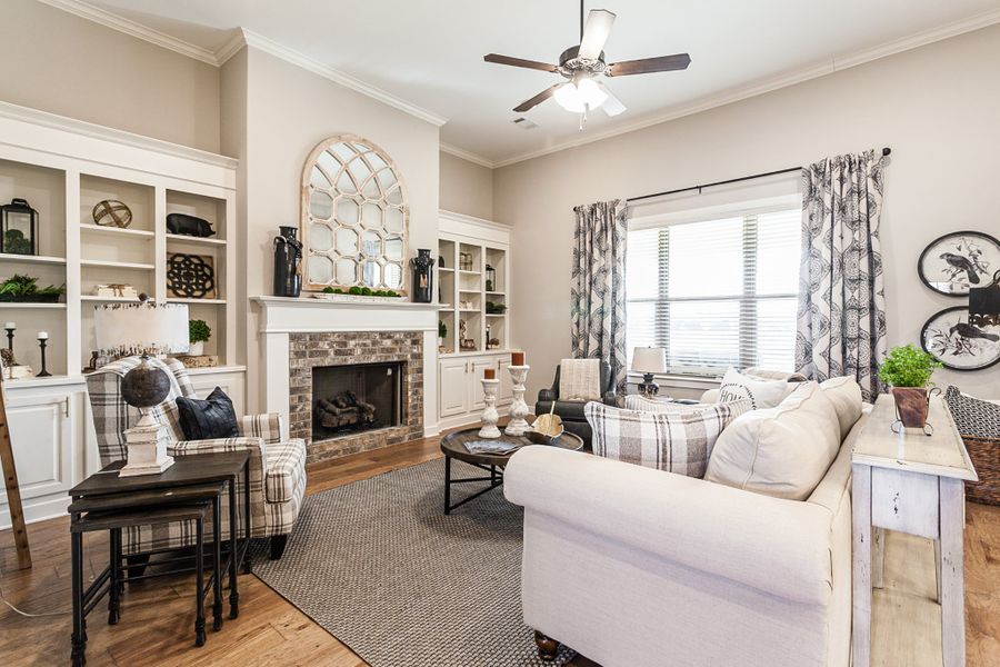 Representative furnished interior of a home built from the Bentley by Grant & Co in Manor at Hall Creek, Arlington (Image 31).