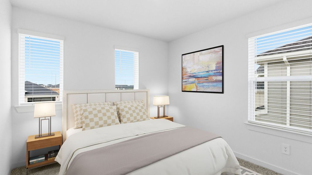 Furnished interior view inside a new home in Sorrento, Richmond (Image 15).