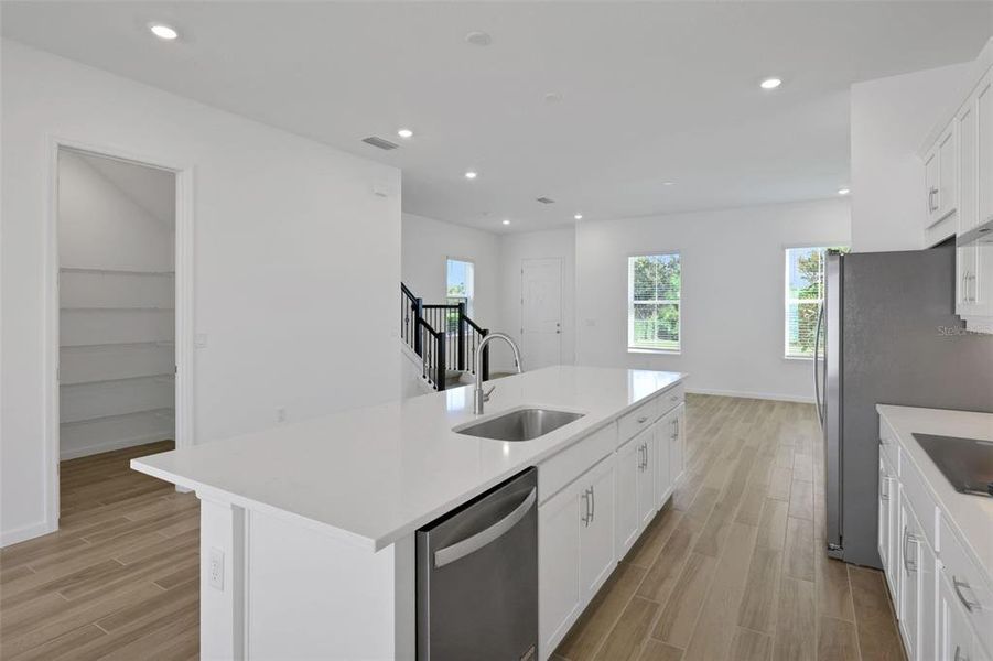 Furnished interior view inside a new home in Serenade at Ovation, Winter Garden (Image 15).