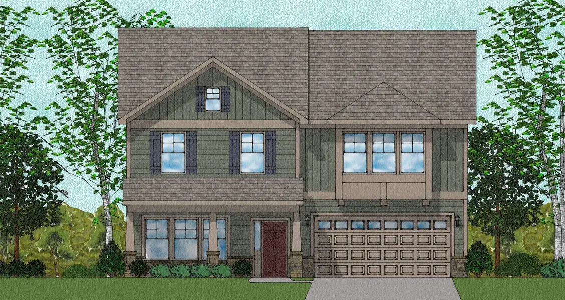 Representative rendering of the exterior for the Pickens - Genesis Value Collection by Mungo Homes (Image 3).
