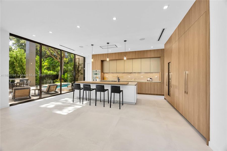 Furnished interior view inside a new home in , Miami (Image 18).