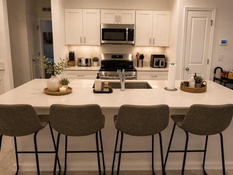 Furnished interior view inside a new home in , Kissimmee (Image 11).