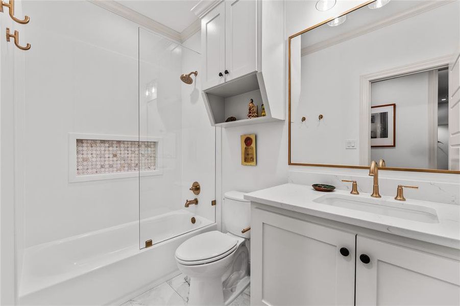 Furnished interior view inside a new home in , Woodway (Image 17).