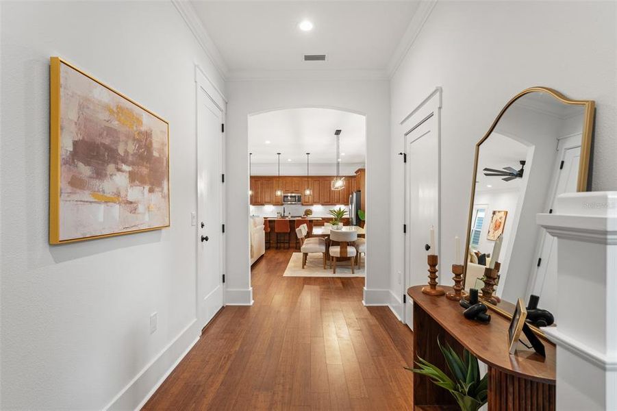 Furnished interior view inside a new home in , Tampa (Image 36).