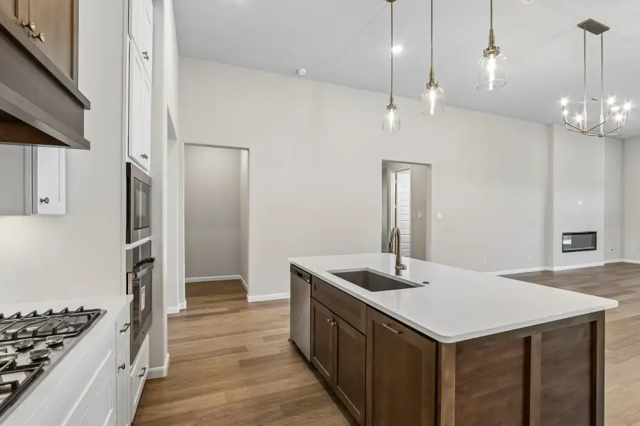 Furnished interior view inside a new home in Ribbonwood, Aubrey (Image 9).