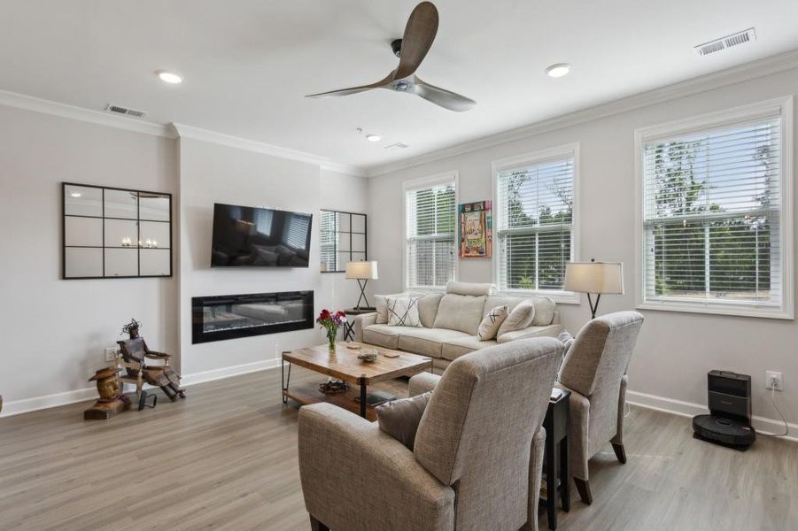 Furnished interior view inside a new home in , Marietta (Image 17). Furnished interior view inside a new home in , Marietta (Image 17).