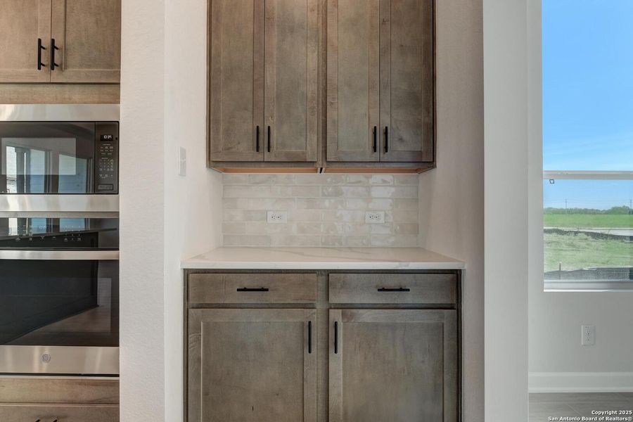 Close-up of interior finishes inside a home in The Heritage at Saddlebrook Ranch 70's, Schertz (Image 16). Close-up of interior finishes inside a home in The Heritage at Saddlebrook Ranch 70's, Schertz (Image 16).