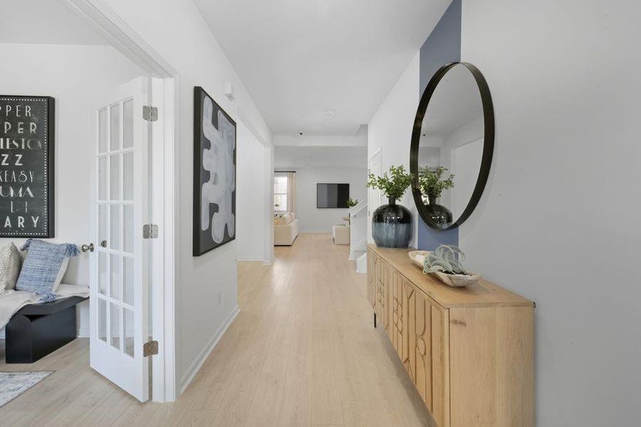 Furnished interior view inside a new home in Falls Creek, Flowery Branch (Image 4).