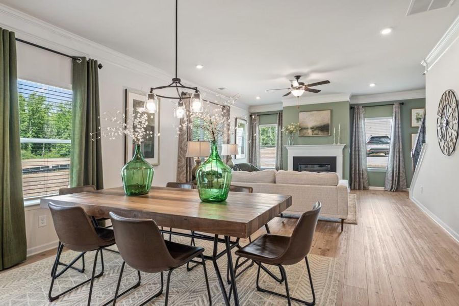 Furnished interior view inside a new home in The Stiles, Cartersville (Image 33).