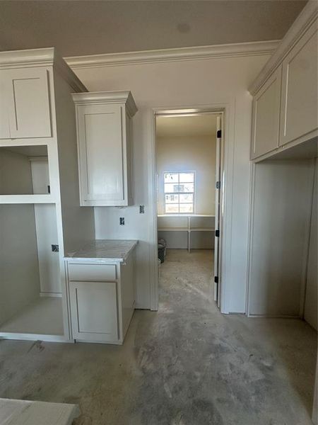Huge pantry with natural lighting