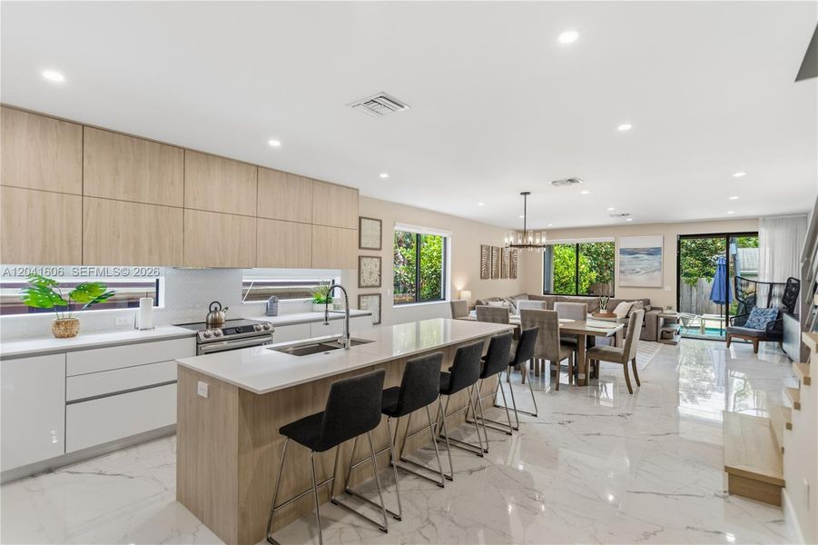 Furnished interior view inside a new home in , Fort Lauderdale (Image 18).