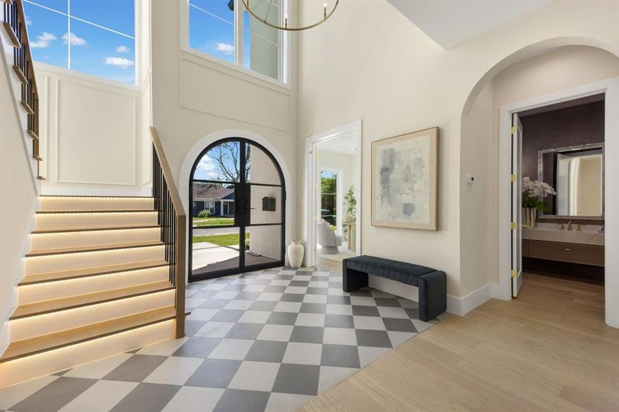 Furnished interior view inside a new home in , Dallas (Image 4).