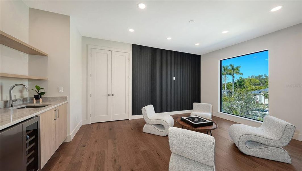 Furnished interior view inside a new home in , Sarasota (Image 47).