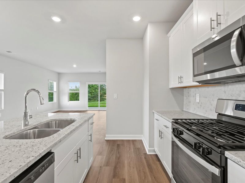 Furnished interior view inside a new home in Village at White Pine, Pendleton (Image 5).