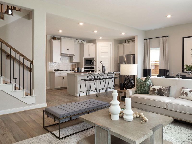 Photo is not of the actual home, but is an inspirational photo of builder’s model home and may depict options, furnishings, and/or decorator features that are not included