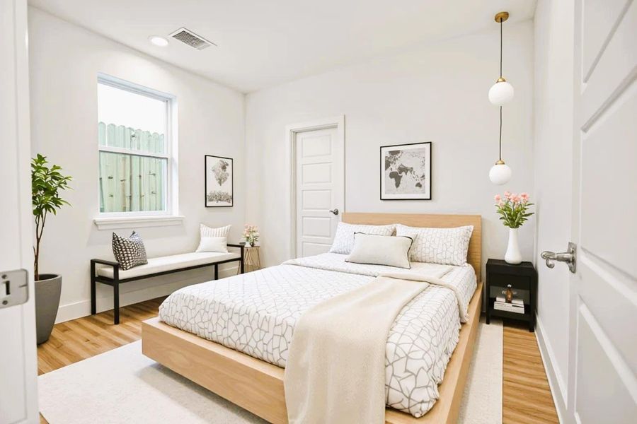 Furnished interior view inside a new home in , Houston (Image 15).