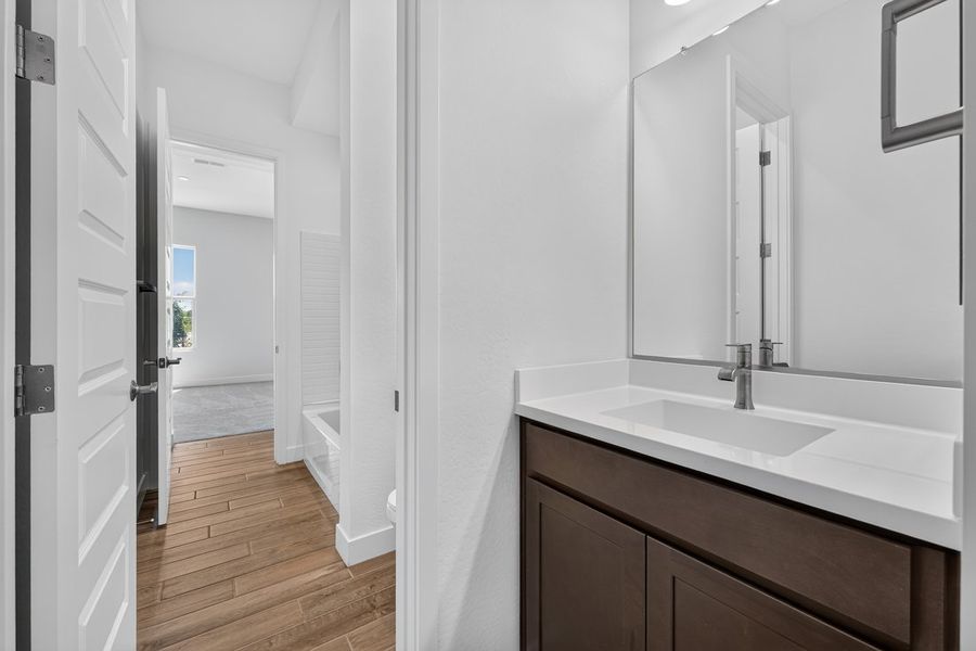 Furnished interior view inside a new home in Combs Ranch, San Tan Valley (Image 13).