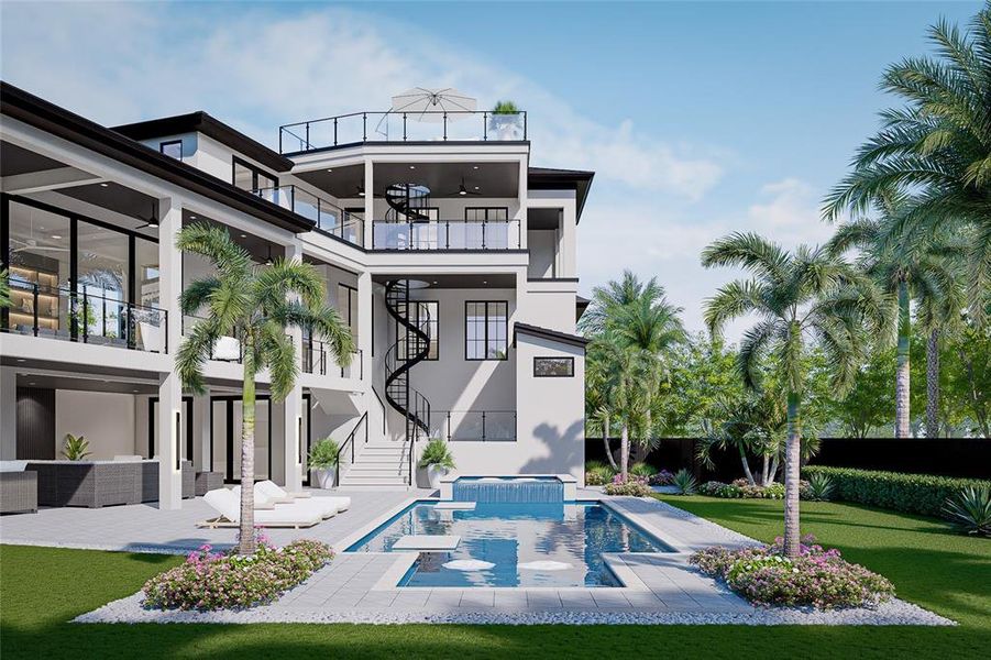 Exterior details and patio area of a home in , Sarasota (Image 3). Exterior details and patio area of a home in , Sarasota (Image 3).