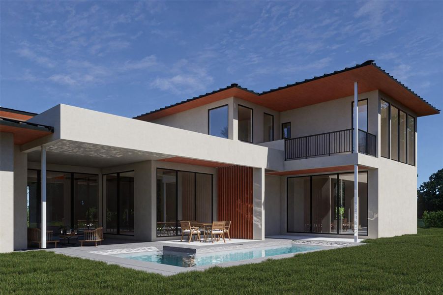Front exterior of a new home in , Fort Lauderdale, FL, highlighting curb appeal (Image 5). Front exterior of a new home in , Fort Lauderdale, FL, highlighting curb appeal (Image 5).