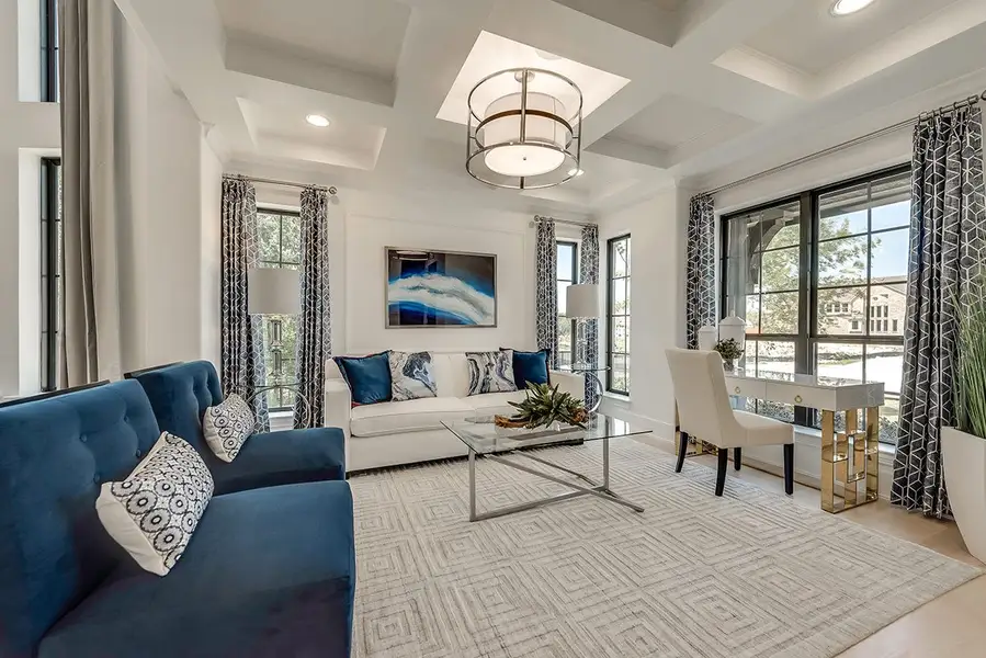 Representative furnished interior of a home built from the Grand Heritage by Grand Homes in Grand Oaks, Celina (Image 4).