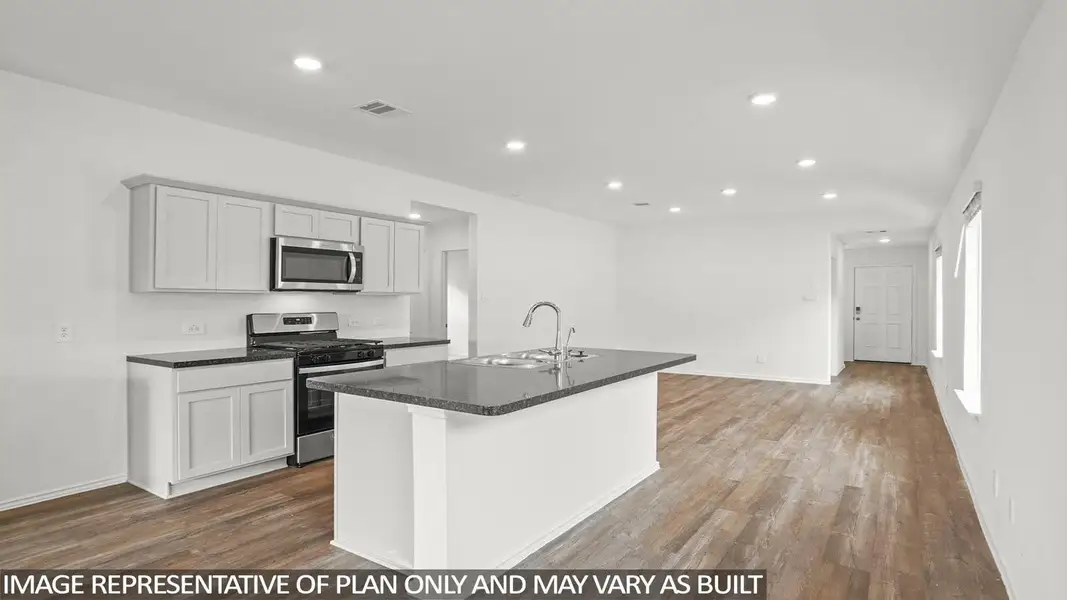 Furnished interior view inside a new home in , Crosby (Image 3).