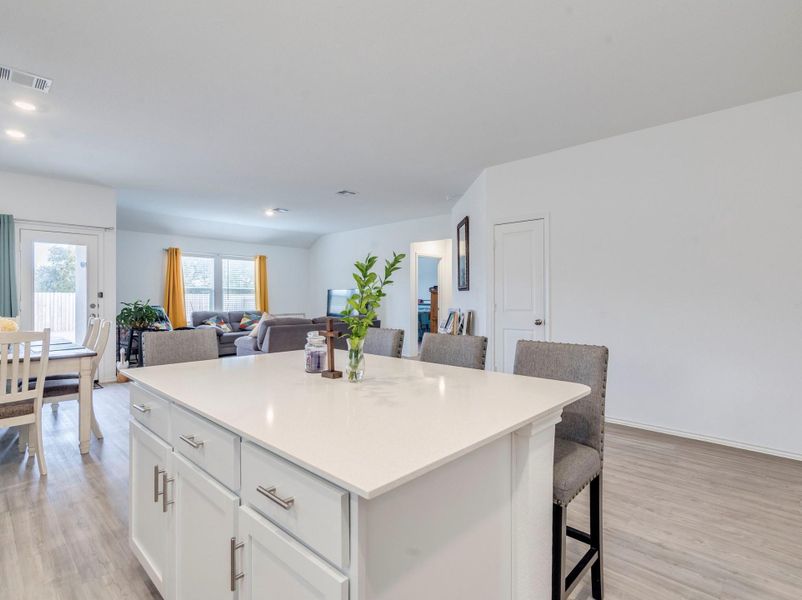 Furnished interior view inside a new home in Woodfield Preserve, Georgetown (Image 8).