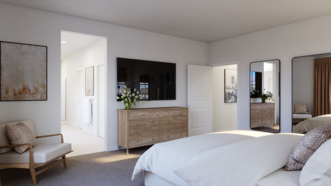 Representative furnished interior of a home built from the 1 by Risewell Homes in Bella Storia, Gilbert (Image 12).
