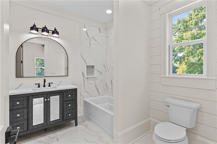 Furnished interior view inside a new home in , Dacula (Image 38).