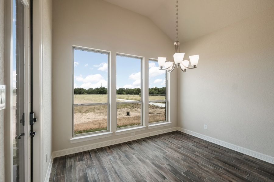 Representative unfurnished interior of a home built from the The Brighton by Whitestone Custom Homes in Johnson Ranch, Bulverde (Image 20). Representative unfurnished interior of a home built from the The Brighton by Whitestone Custom Homes in Johnson Ranch, Bulverde (Image 20).