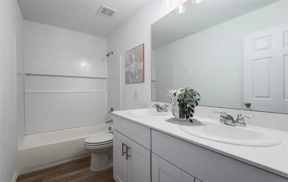 *Floorplan representation, not actual home - Spacious secondary bathroom