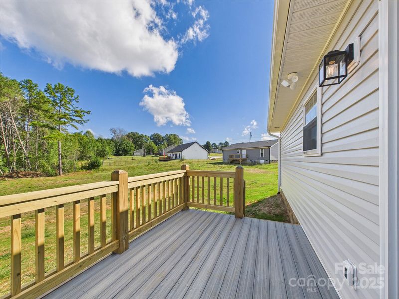 Exterior details and patio area of a home in , Connelly Springs (Image 2). Exterior details and patio area of a home in , Connelly Springs (Image 2).