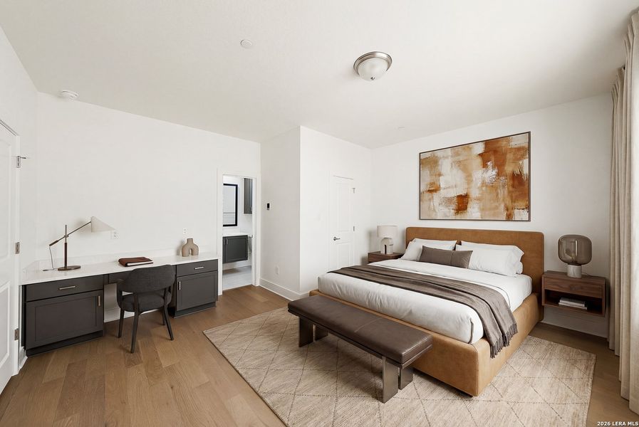 Furnished interior view inside a new home in , San Antonio (Image 16).