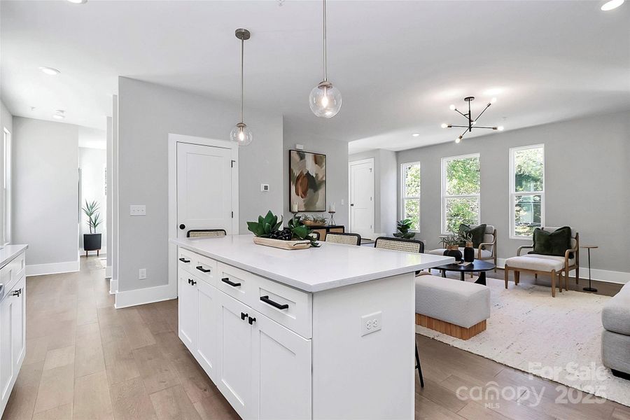 Furnished interior view inside a new home in , Charlotte (Image 7).